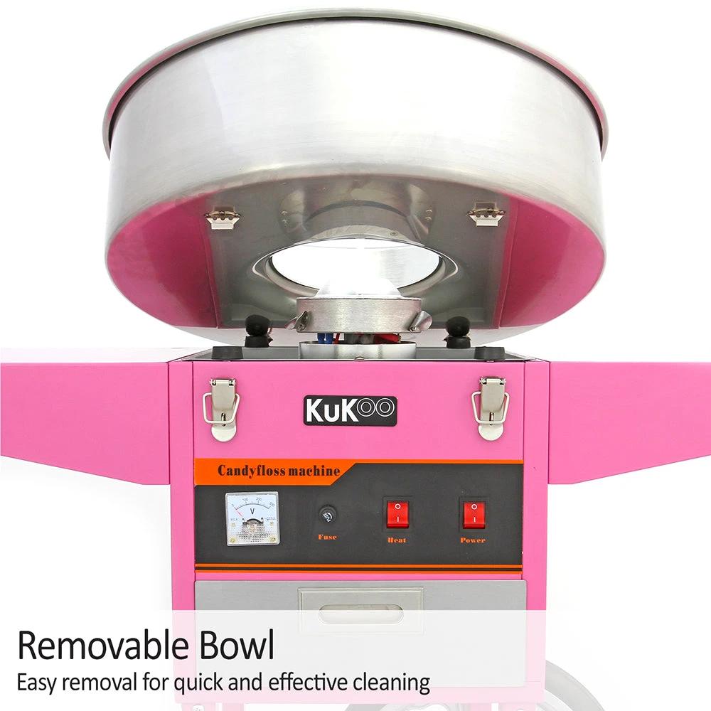 KuKoo Candy Floss Machine, Cart & Accessories by Monster Shop