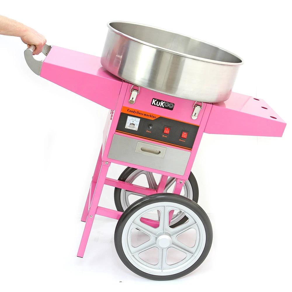 KuKoo Candy Floss Machine, Cart & Accessories by Monster Shop