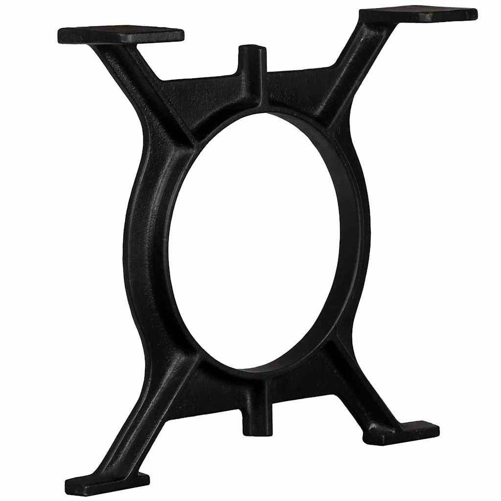 vidaXL vidaXL Coffee Table Legs O Frame Cast Iron 2 Pcs Heavy Duty Antique Style Industrial Decor Enthusiasts - Coffee Table