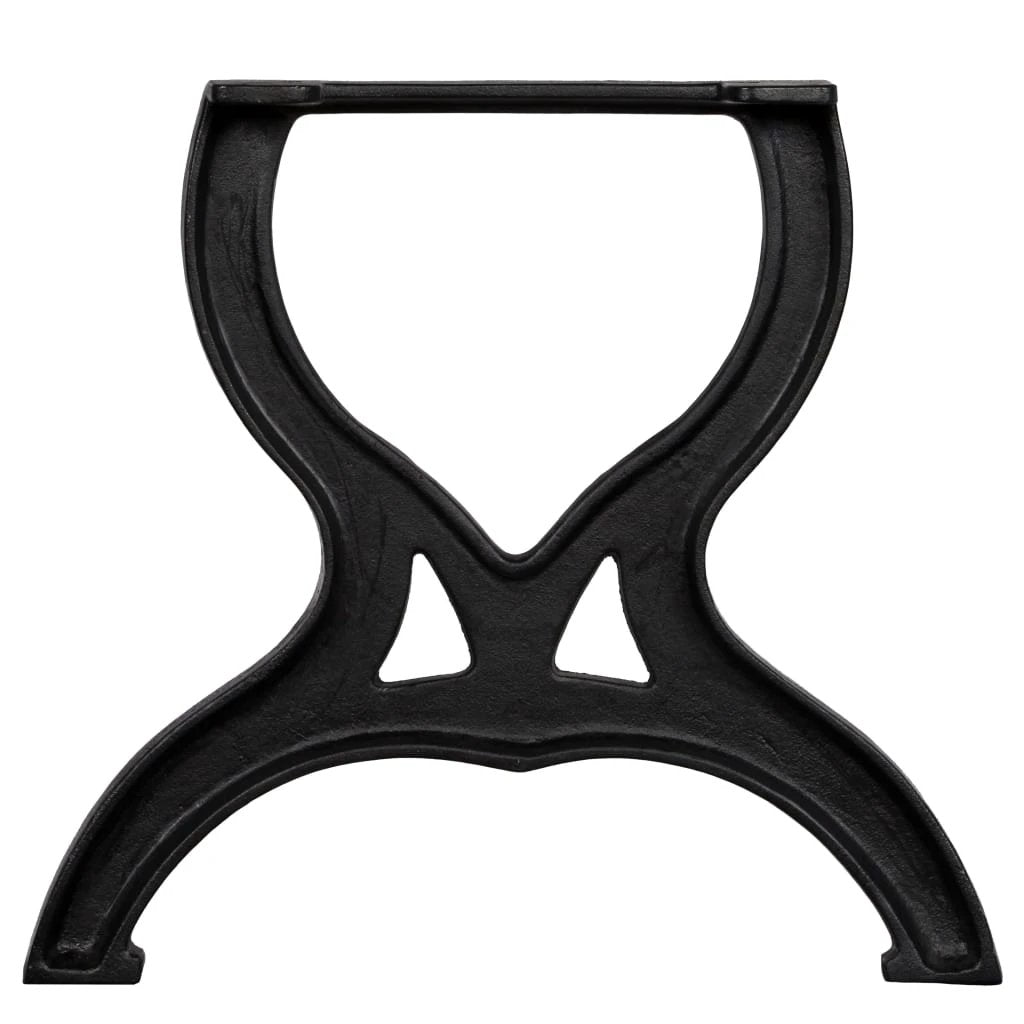 VidaXL Coffee Table Legs XFrame Cast Iron 2pcs by vidaXL