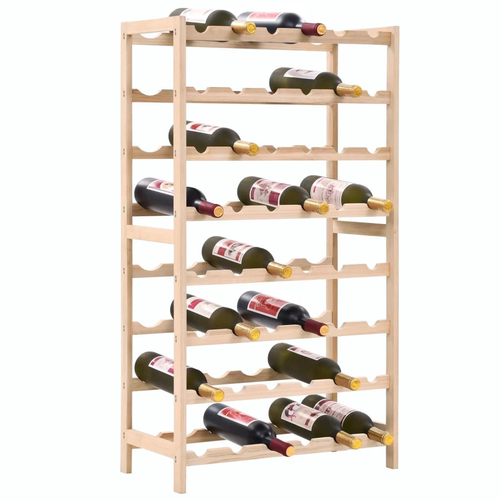 vidaXL vidaXL Wine Rack Cedar Wood 57.5x28x102 cm - Wine Rack