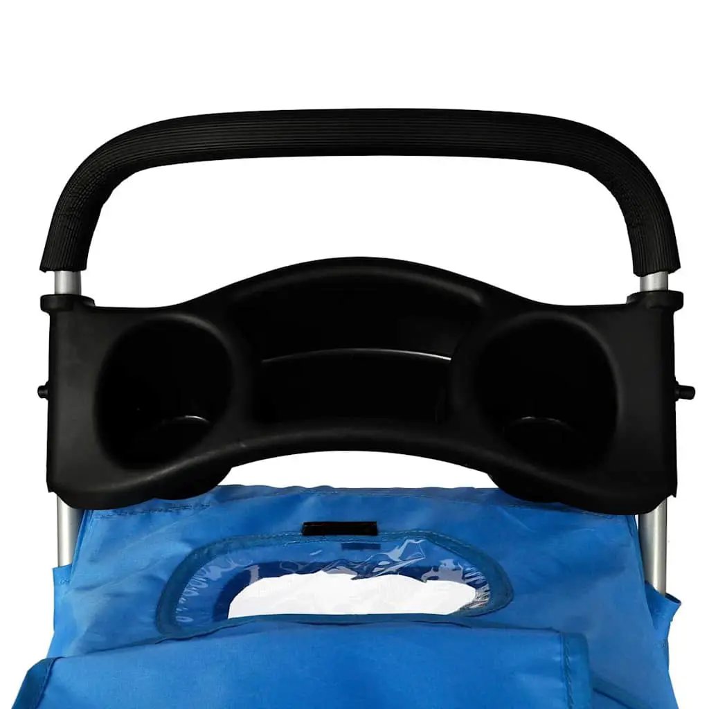 vidaXL Dog Stroller 15 kg Blue - from vidaXL
