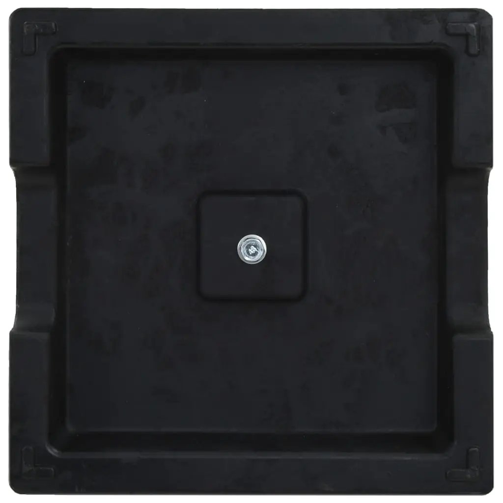 vidaXL vidaXL Parasol Base Square Polyresin 8 kg Black - Parasol