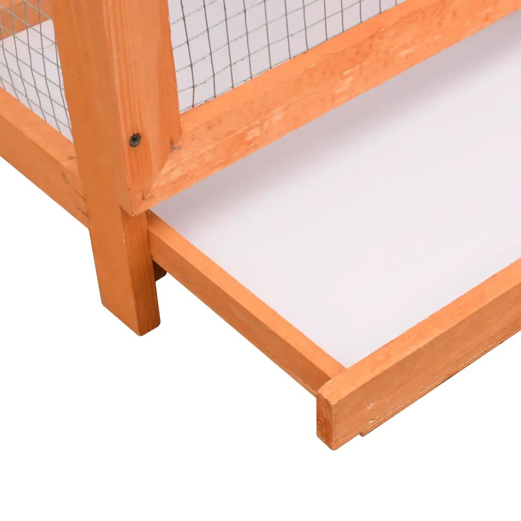 vidaXL vidaXL Bird Cage Solid Pine & Fir Wood 125.5x59.5x164 cm - Bird Cage