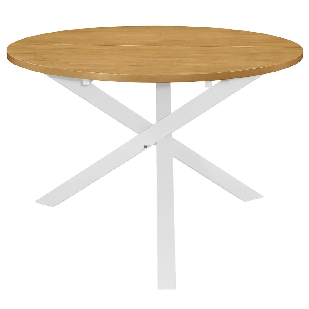 vidaXL vidaXL Dining Table White 120x75 cm MDF - Dining Table