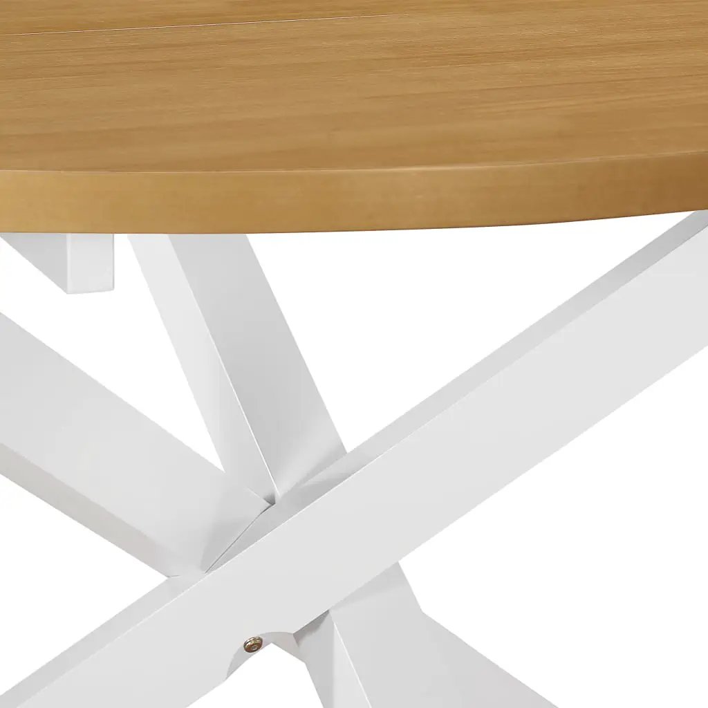 vidaXL vidaXL Dining Table White 120x75 cm MDF - Dining Table