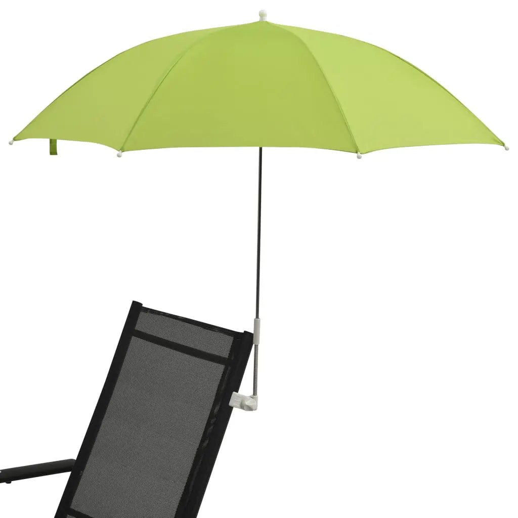 vidaXL vidaXL Camping Chair Parasols 2 pcs Green 105 cm - Garden Chairs