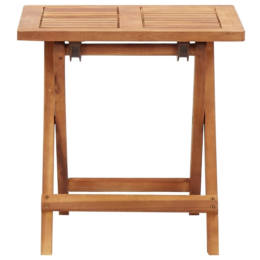 VidaXL Folding Table 40x40 Acacia Wood by vidaXL