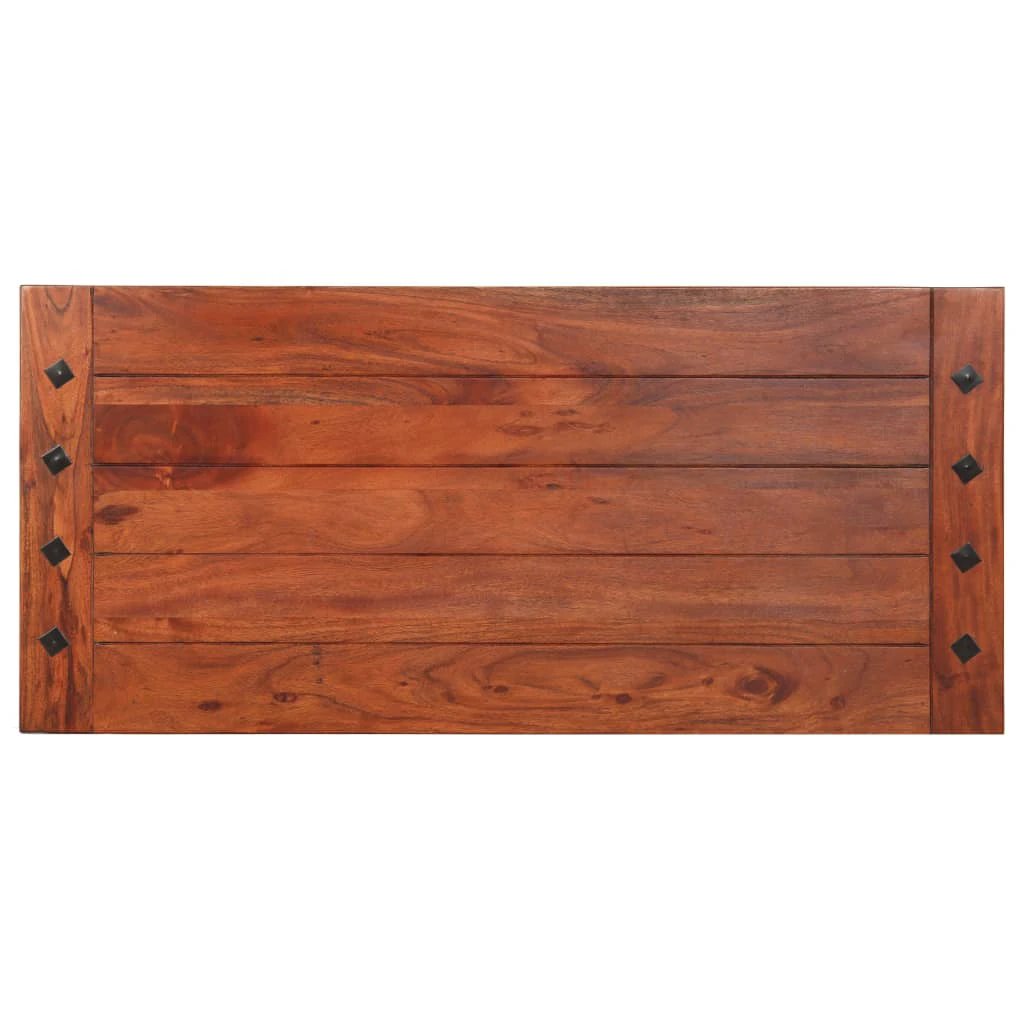 VidaXL Coffee Table 110x50x35 cm Solid Acacia Wood Living Room Decor Enthusiasts Worldwide by vidaXL