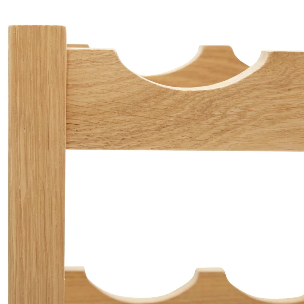 vidaXL vidaXL Wine Rack for 6 Bottles 37x21x21 cm Solid Oak Wood - Wine Rack