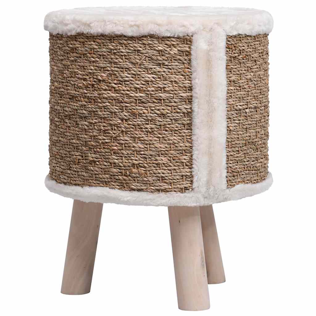 vidaXL vidaXL Cat House with Wooden Legs 41 cm Seagrass - Cat House