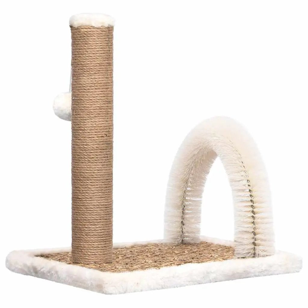vidaXL vidaXL Cat Tree with Arch Grooming Brush and Scratch Post - Cat Tree