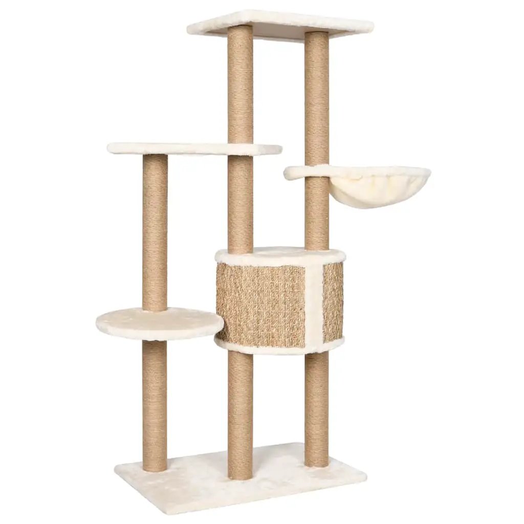 vidaXL vidaXL Cat Tree with Scratching Post 126cm Seagrass - Cat Tree