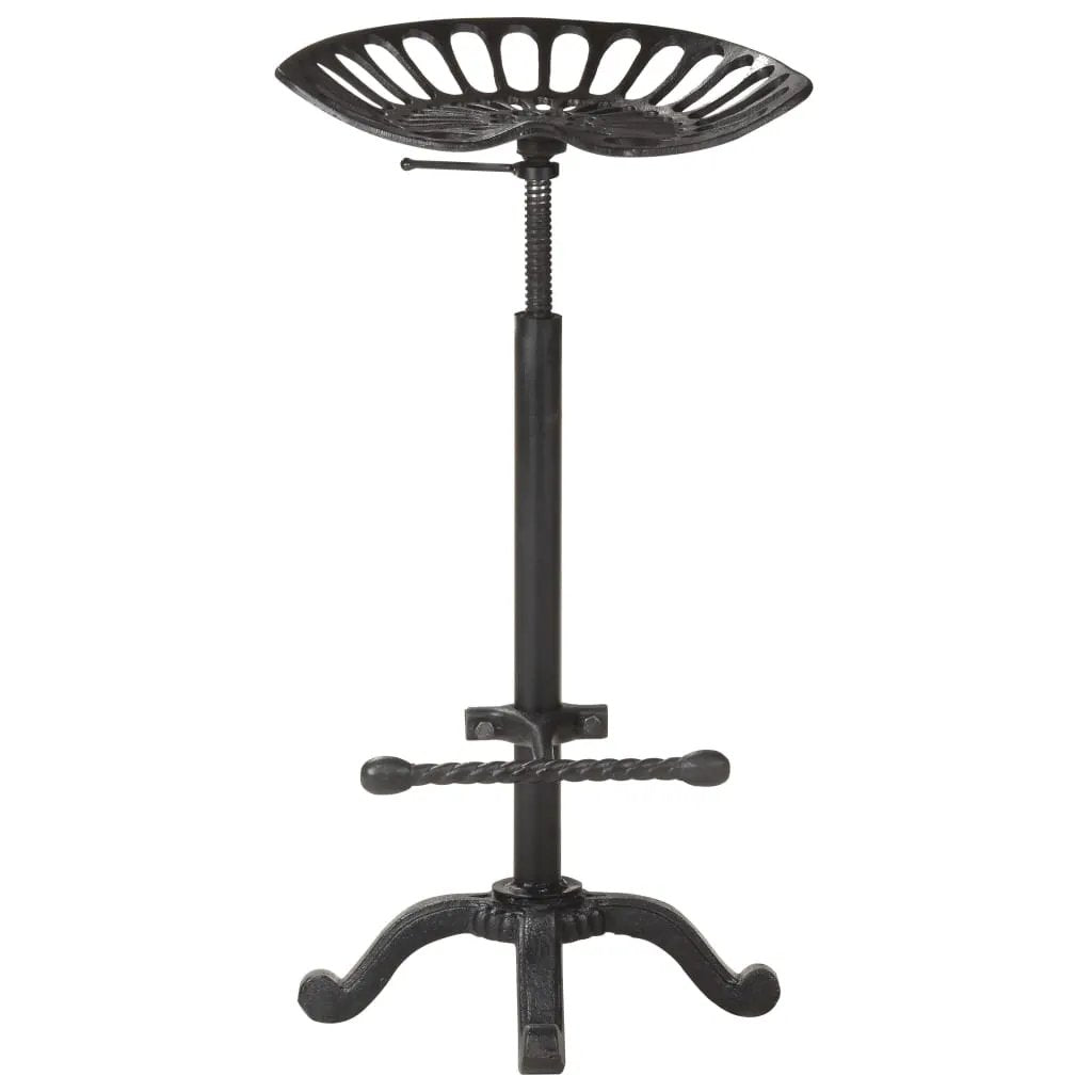 vidaXL vidaXL Bar Stool Black Cast Iron - Bar Stool
