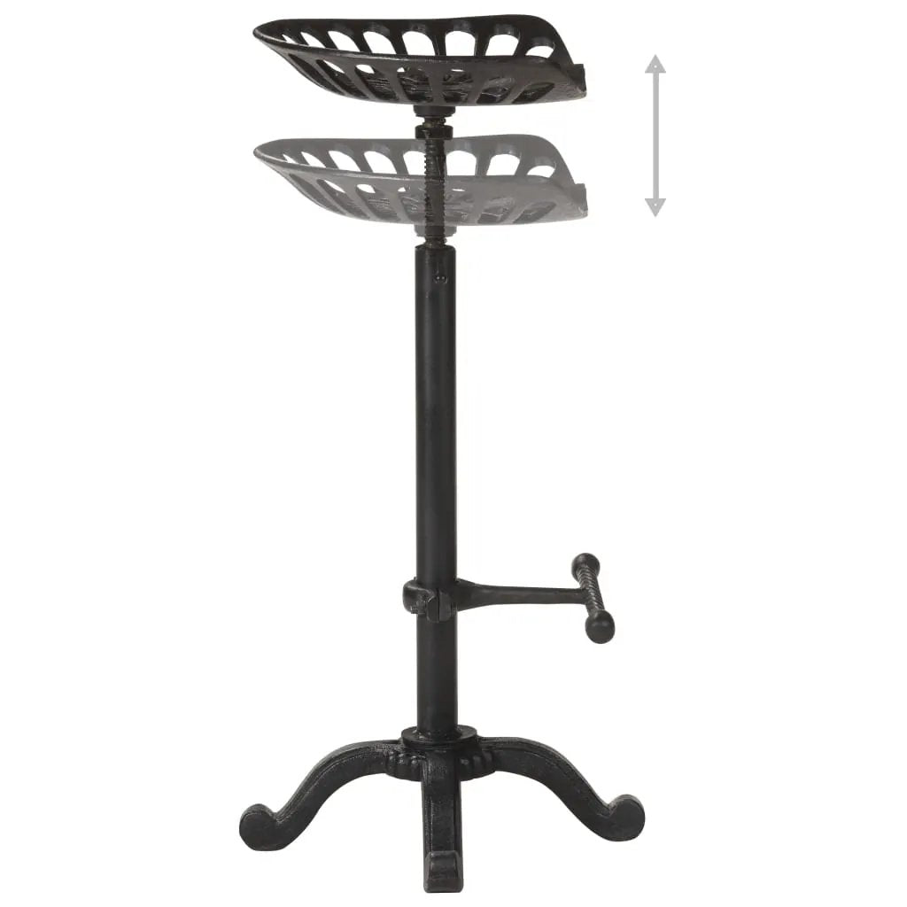 vidaXL vidaXL Bar Stool Black Cast Iron - Bar Stool