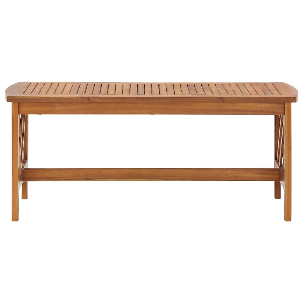 VidaXL Coffee Table 102x50x43 cm Solid Acacia Wood Oil Finish Durable Living Room Centerpiece by vidaXL