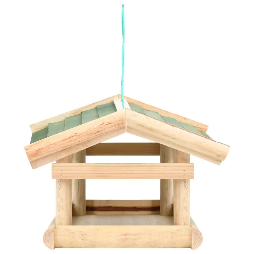 vidaXL vidaXL Bird Feeder Solid Wood 35x29.5x21 cm - Bird Feeder