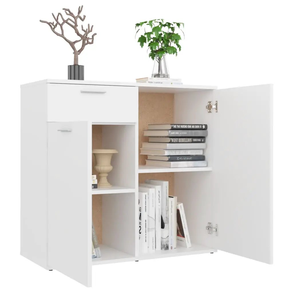 vidaXL vidaXL Sideboard White 80x36x75 cm Engineered Wood - Sideboard