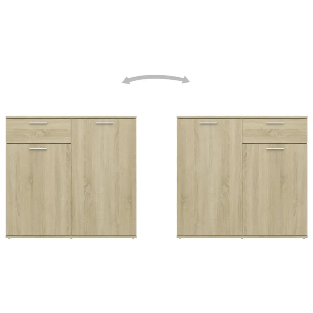 vidaXL vidaXL Sideboard Sonoma Oak 80x36x75 cm Engineered Wood - Sideboard