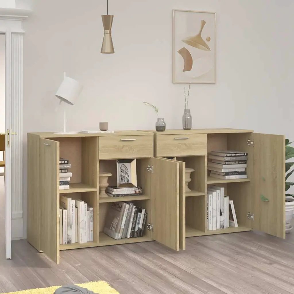vidaXL vidaXL Sideboard Sonoma Oak 160x36x75 cm Engineered Wood - Sideboard