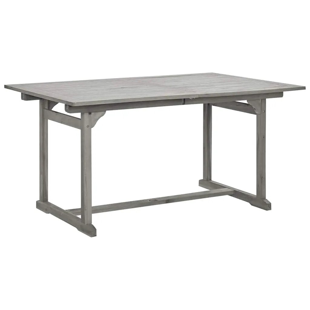 vidaXL vidaXL Garden Dining Table (150-200)x100x75 cm Solid Acacia Wood - Garden Table