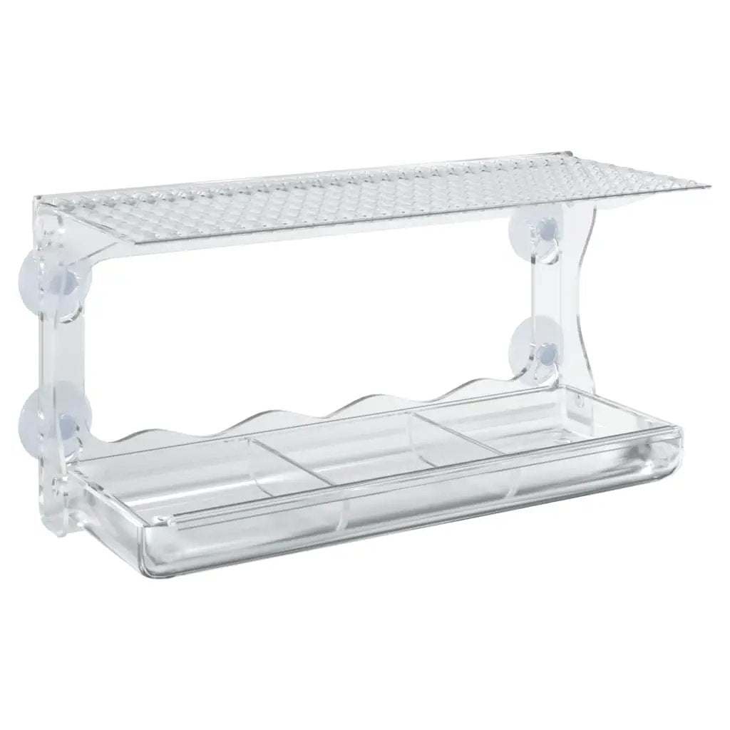 vidaXL vidaXL Window Bird Feeders 2 pcs Acrylic 30x12x15 cm - Bird Feeder