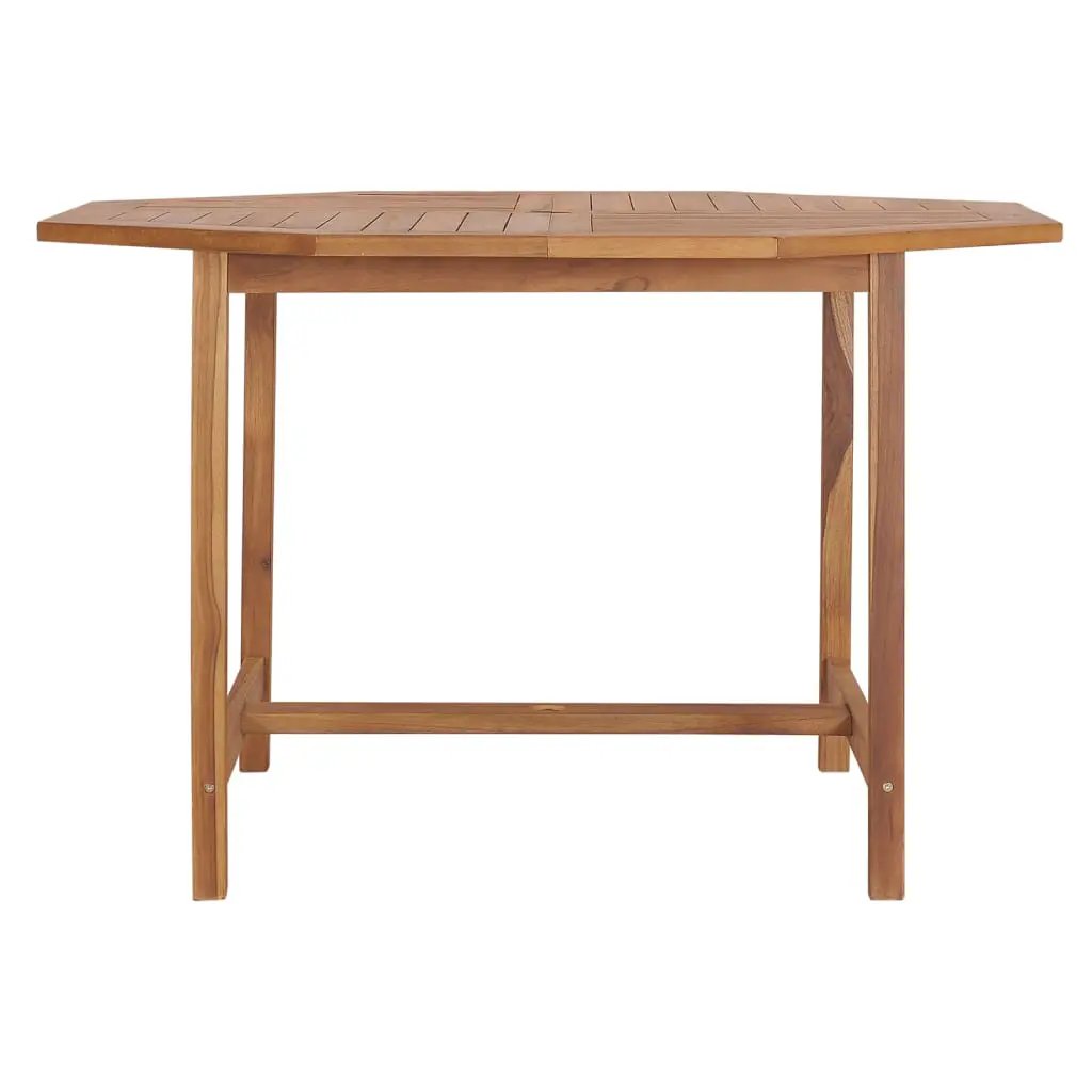vidaXL vidaXL Garden Dining Table 110x110x75 cm Solid Wood Teak - Dining Table