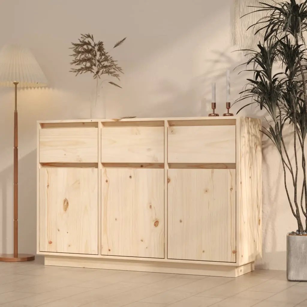 vidaXL vidaXL Sideboard 111x36x75 cm Solid Wood Pine - Sideboard