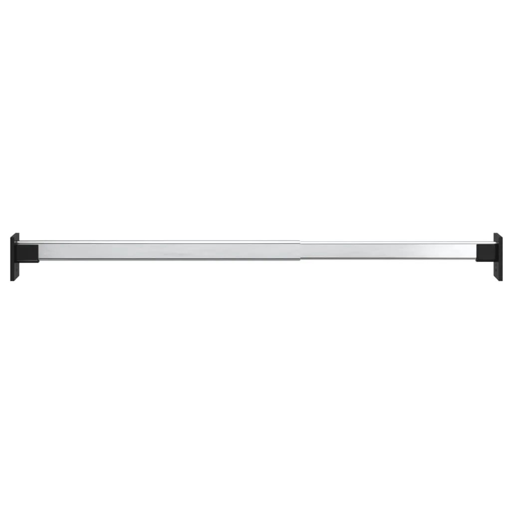 vidaXL Extendable Wardrobe Rails for Closet Organization vidaXL Aluminium Frame 58-100 cm 2 Piece Set - Wardrobe