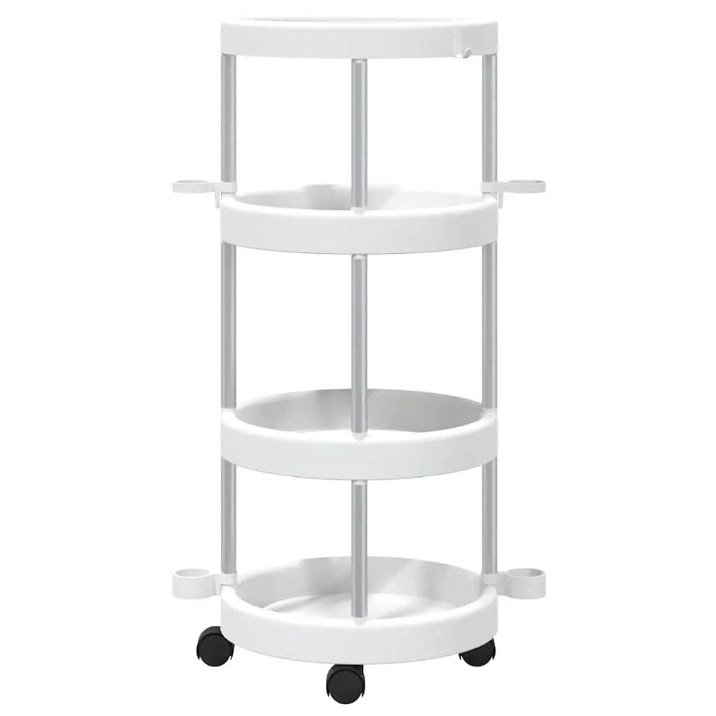 vidaXL Cleaning Trolley with Storage Basket Aluminium - from vidaXL