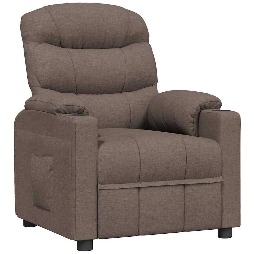 vidaXL Recliner Chair Taupe Fabric - from vidaXL
