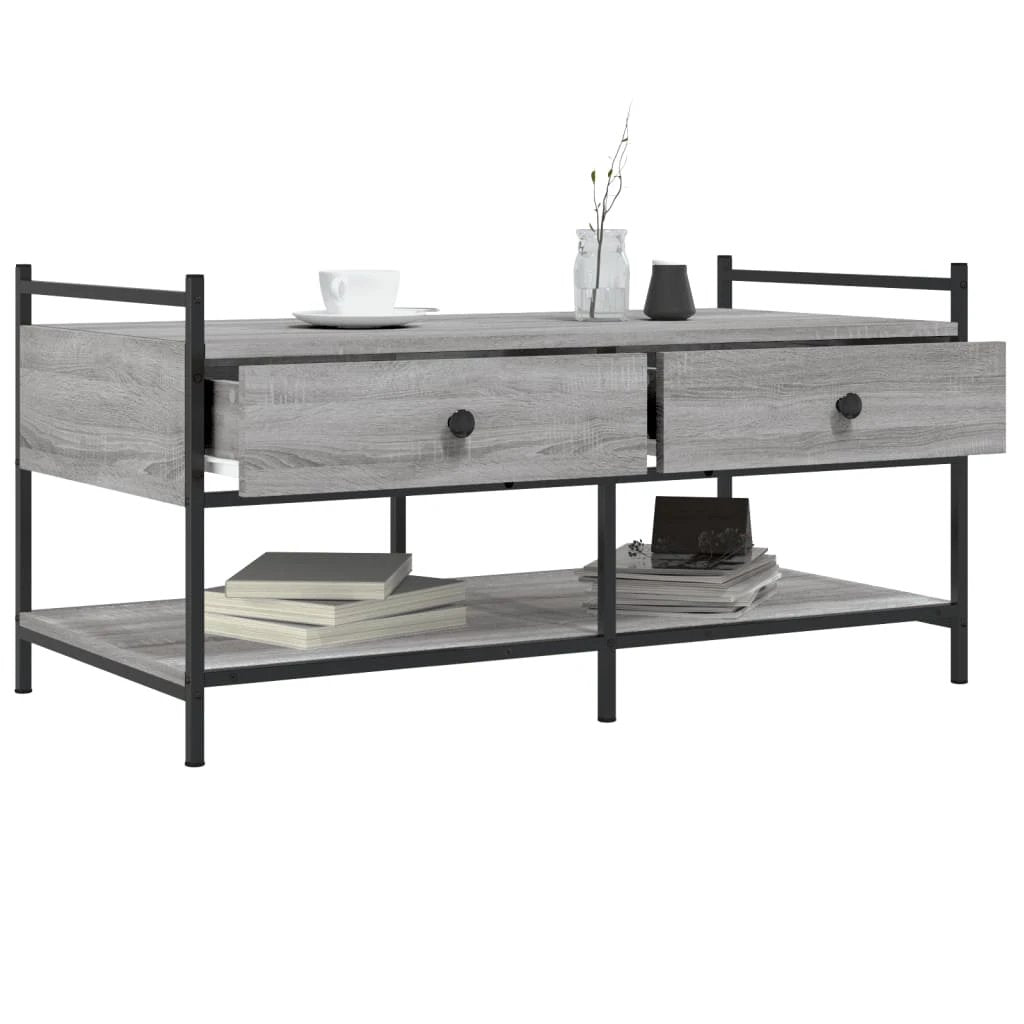 VidaXL Coffee Table 99x50x50 Engineered Wood Home by vidaXL