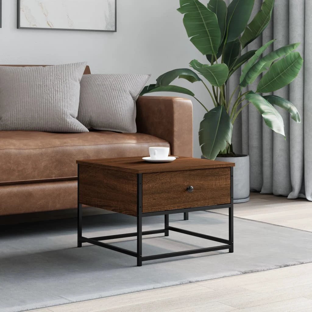 VidaXL Coffee Table 51x51x40 cm Engineered Wood Moisture Resistant For Living Rooms by vidaXL