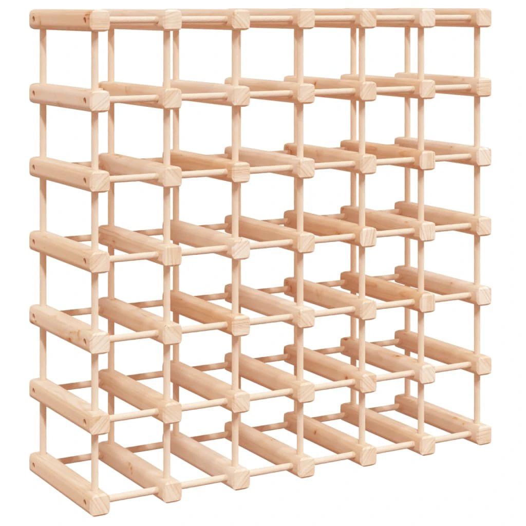 vidaXL vidaXL Wine Rack for 42 Bottles 68.5x23x68.5 cm Solid Wood Pine - Wine Rack