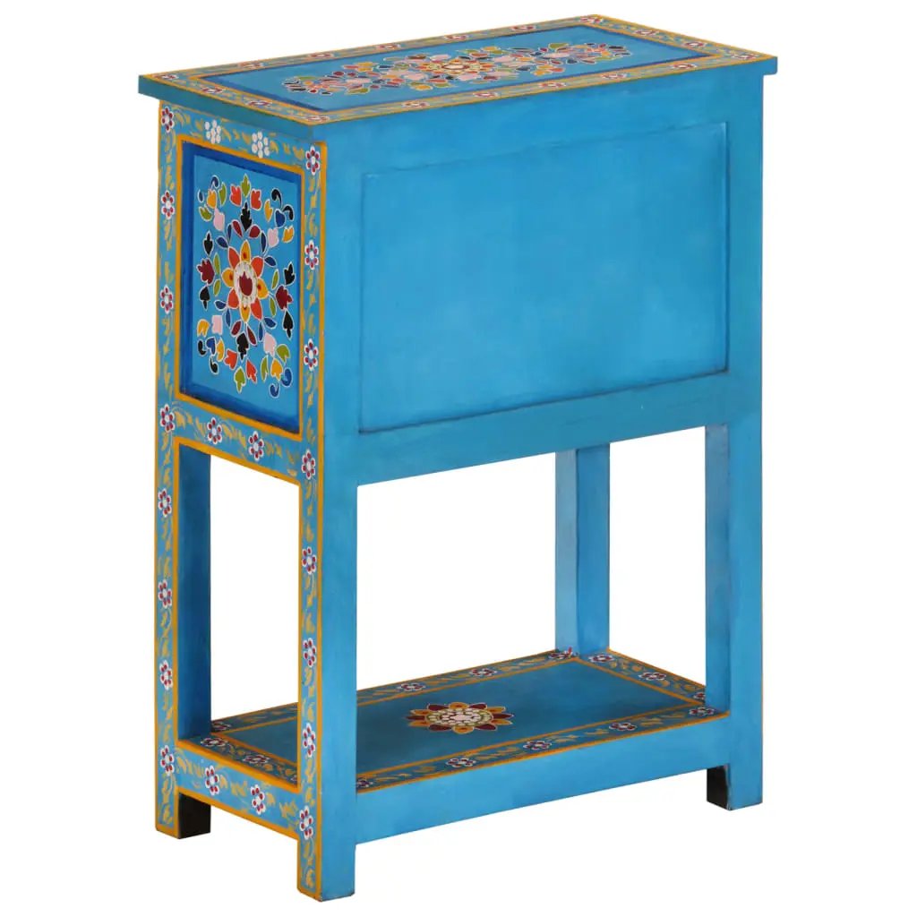 vidaXL vidaXL Sideboard Turquoise 55x30x76 cm Solid Wood Mango - Sideboard