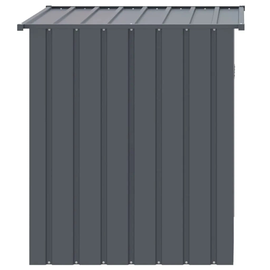 vidaXL Dog House with Roof Anthracite 110x103x109 cm Galvanised Steel - from vidaXL
