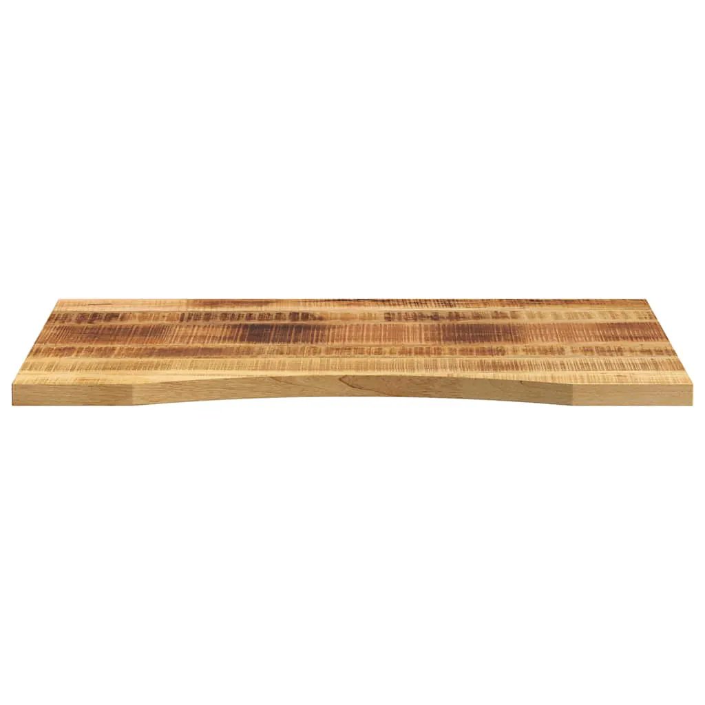 vidaXL vidaXL Desk Top with Curve 90x50x2.5 cm Solid Wood Rough Mango - Desk