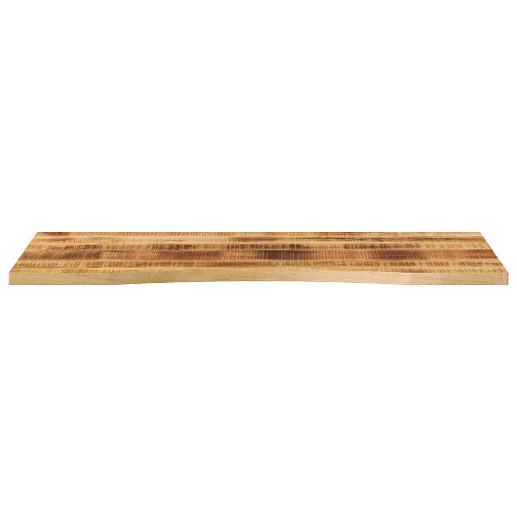 vidaXL vidaXL Desk Top with Curve 110x60x2.5 cm Solid Wood Rough Mango - Desk