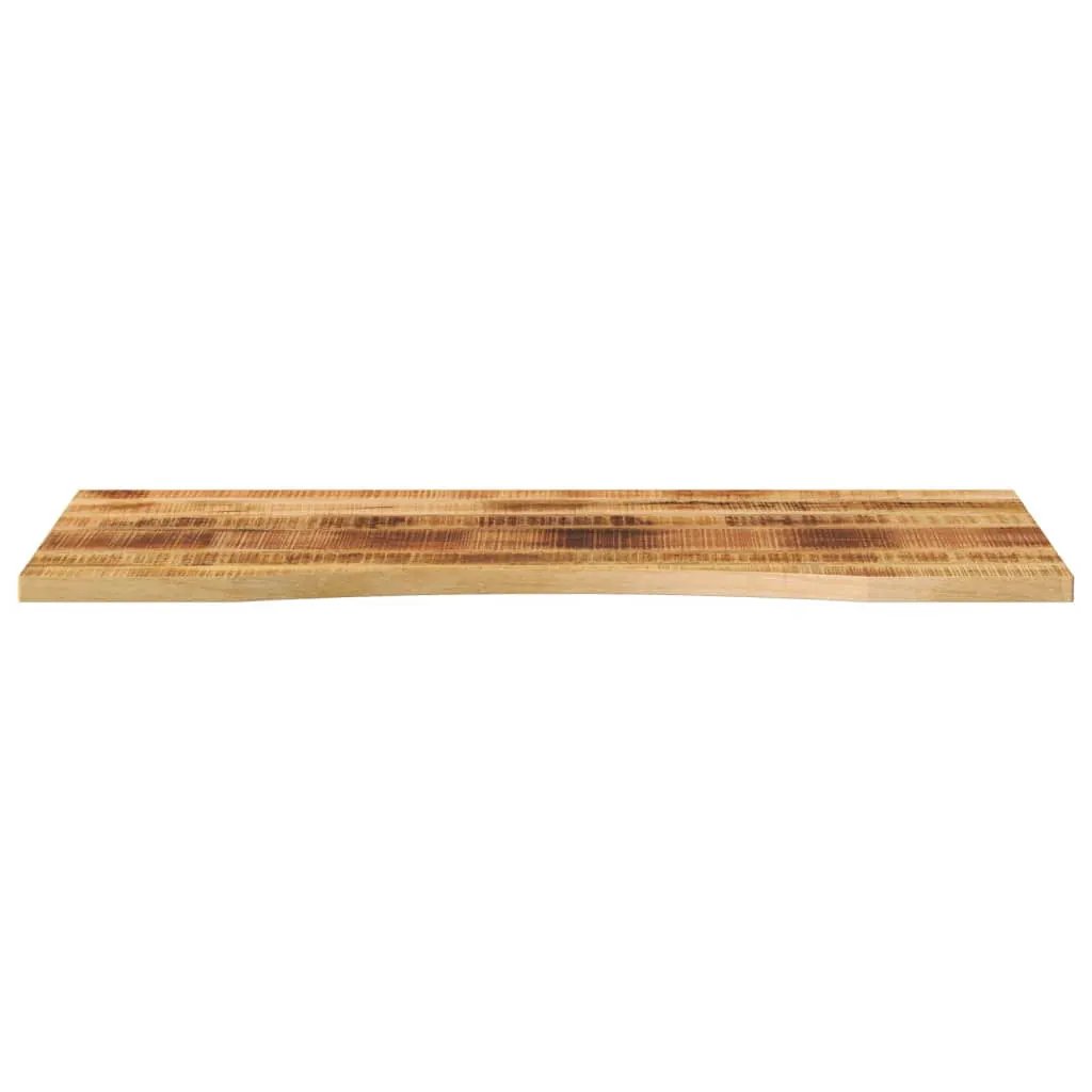 vidaXL vidaXL Desk Top with Curve 120x60x2.5 cm Solid Wood Rough Mango - Desk