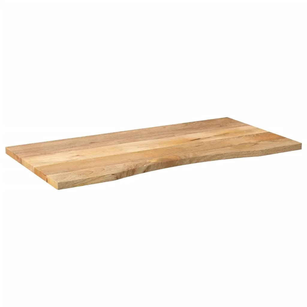 vidaXL vidaXL Desk Top with Curve 140x60x2.5 cm Solid Wood Rough Mango - Desk