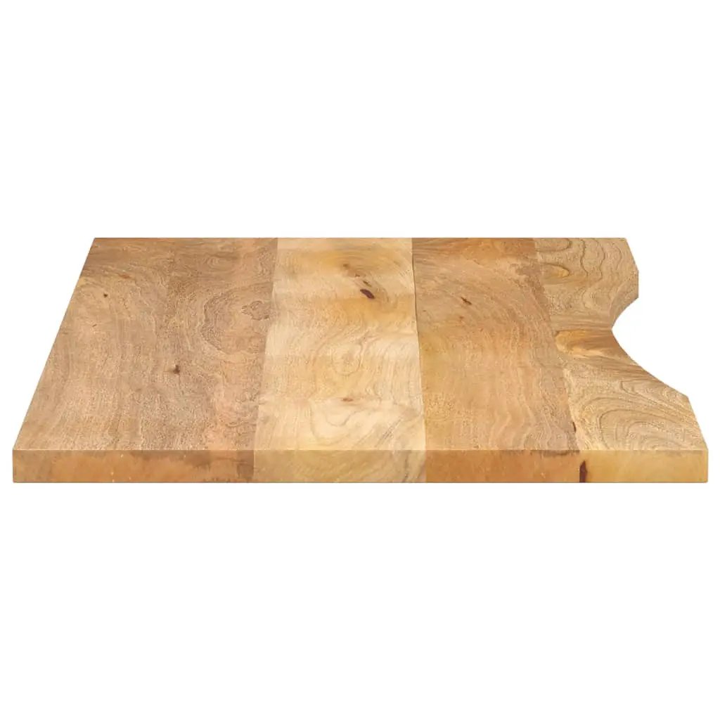 vidaXL vidaXL Desk Top with Curve 140x60x2.5 cm Solid Wood Rough Mango - Desk