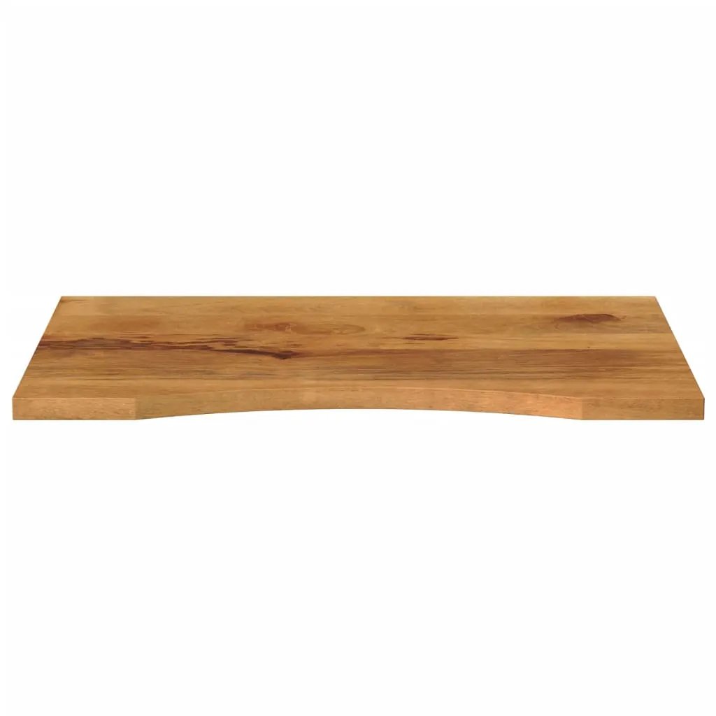 vidaXL vidaXL Desk Top with Curve 90x50x2.5 cm Solid Wood Rough Mango - Desk