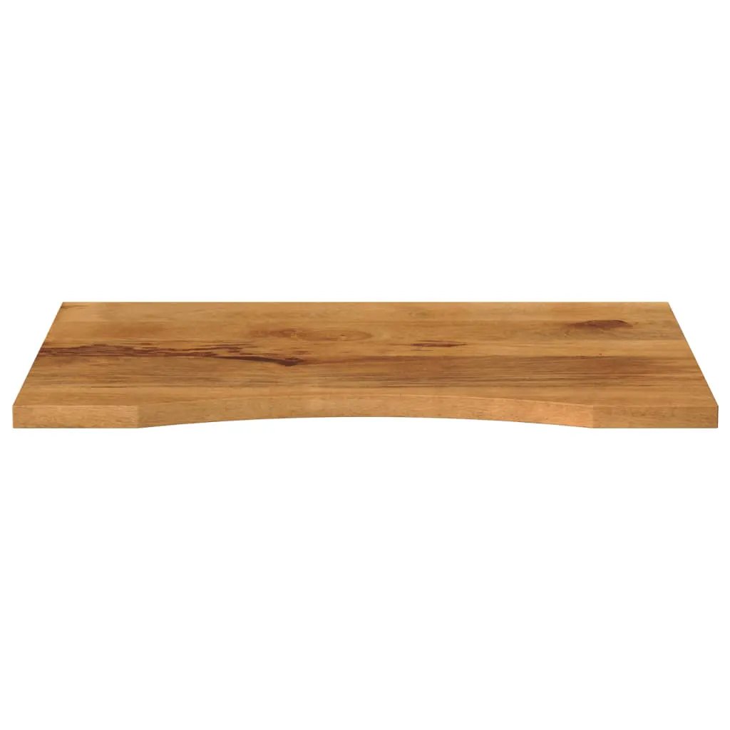 vidaXL vidaXL Desk Top with Curve 80x60x2.5 cm Solid Wood Rough Mango - Desk