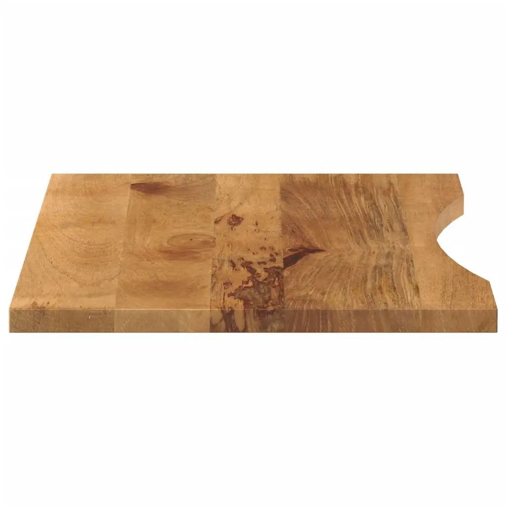 vidaXL vidaXL Desk Top with Curve 100x60x2.5 cm Solid Wood Rough Mango - Desk