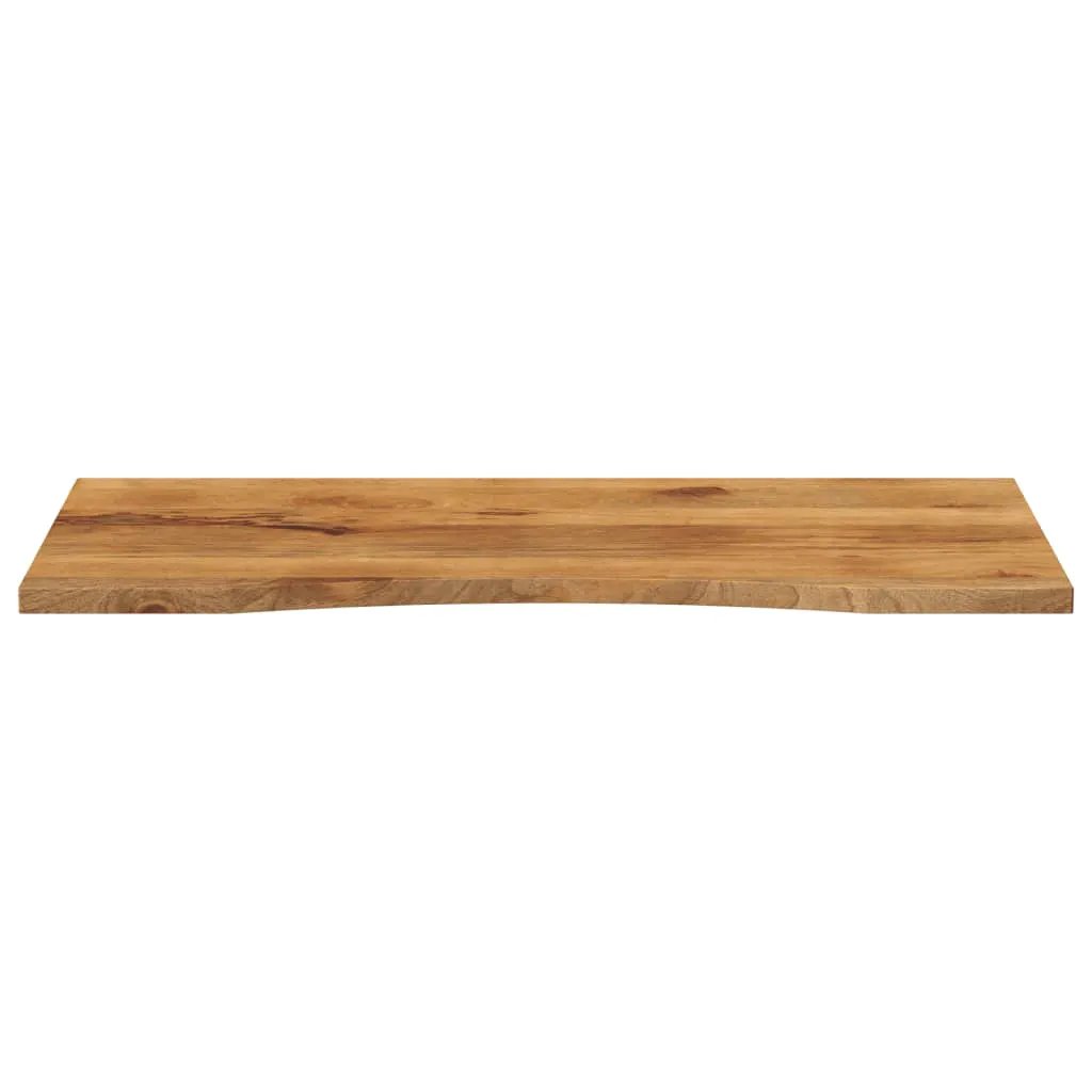 vidaXL vidaXL Desk Top with Curve 120x60x2.5 cm Solid Wood Rough Mango - Desk
