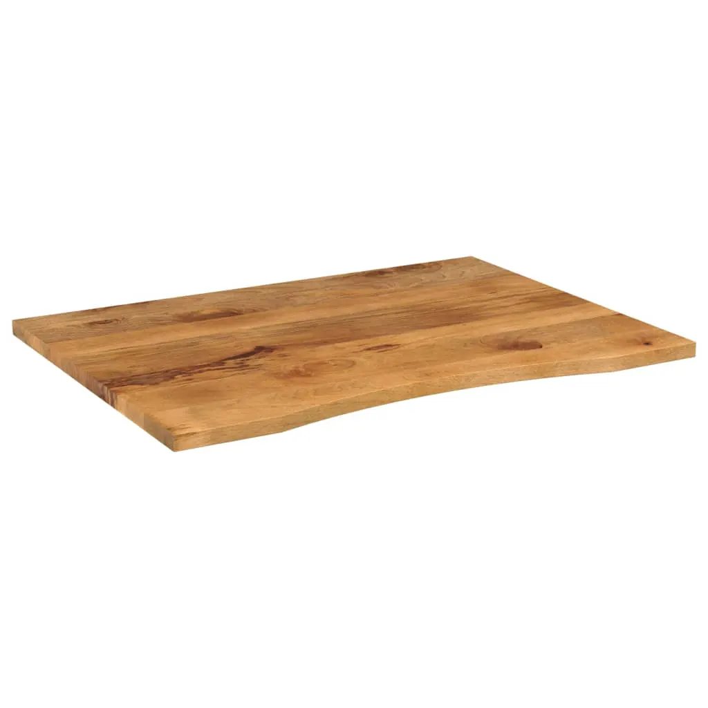 vidaXL vidaXL Desk Top with Curve 110x80x2.5 cm Solid Wood Rough Mango - Desk