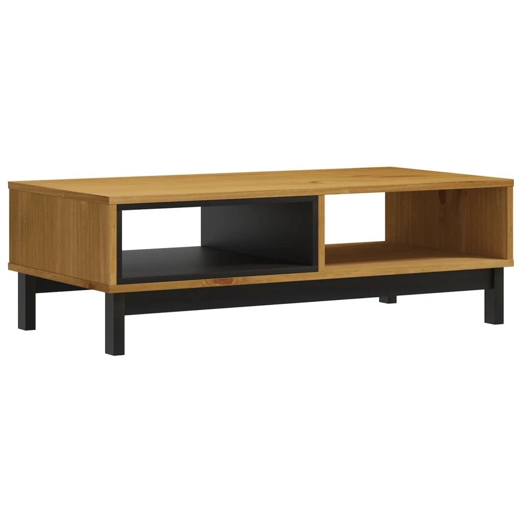 VidaXL Coffee Table 100x50x32.5 cm Solid Pine Rustic Finish Durable Living Room Decor by vidaXL