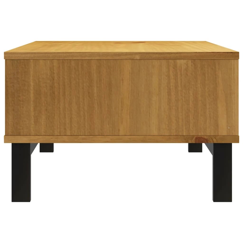 VidaXL Coffee Table 100x50x32.5 cm Solid Pine Rustic Finish Durable Living Room Decor by vidaXL