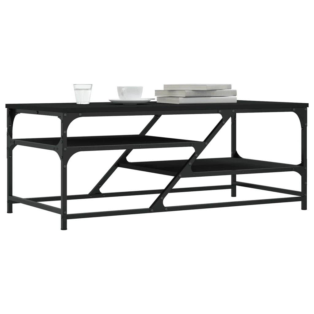vidaXL VidaXL Coffee Table 100x49x40 cm Engineered Wood Moisture Resistant Living Room Decor - Coffee Table