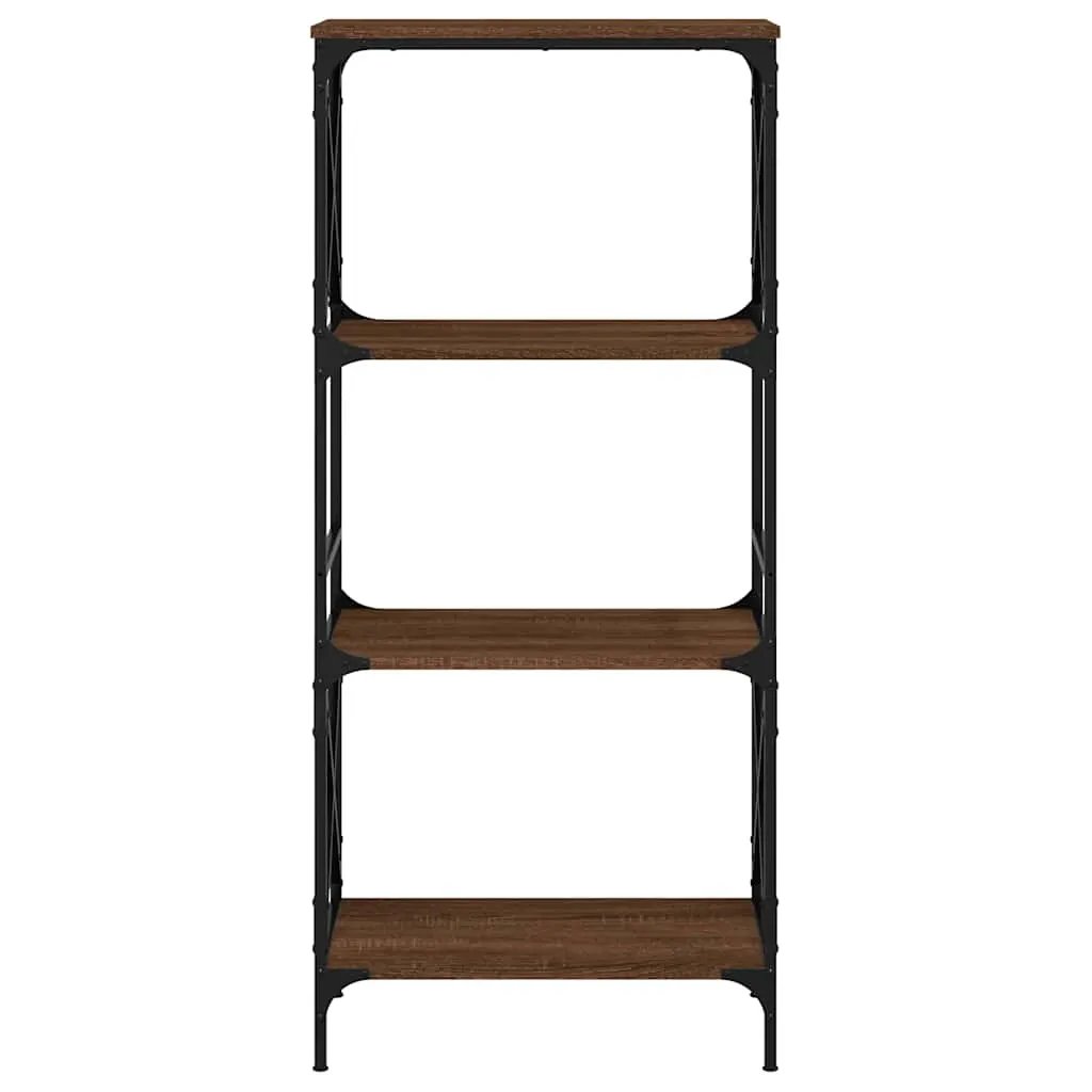 vidaXL vidaXL Bookcase 4-Tier Brown Oak 59x35x132 cm Engineered Wood - Bookcase